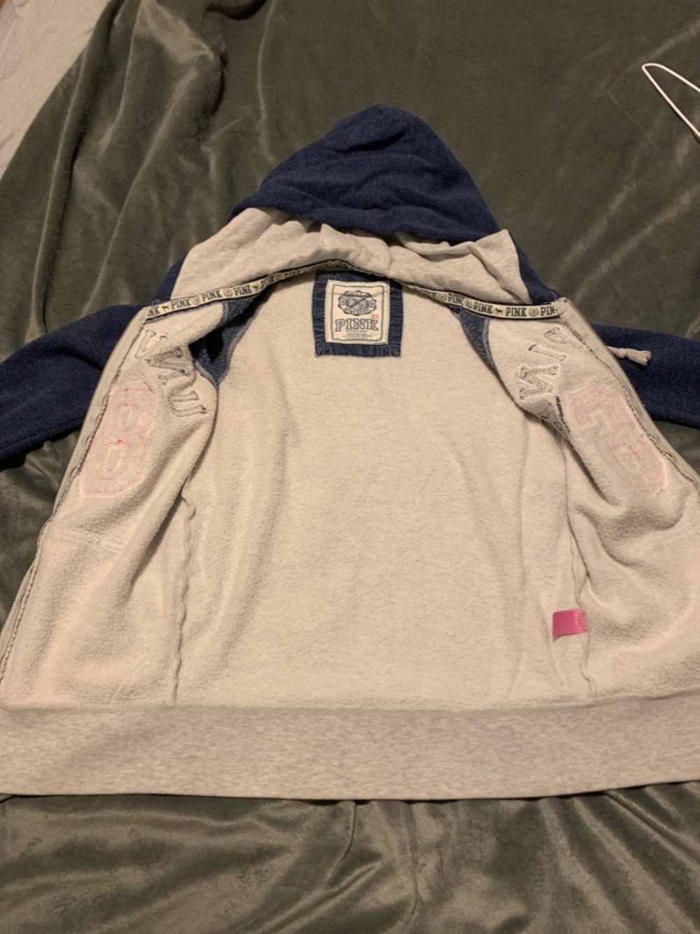 Vintage Univ Pink zip up - Picture 5 of 10